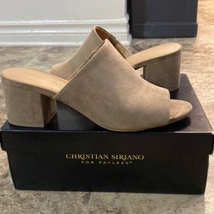 Suede heels used